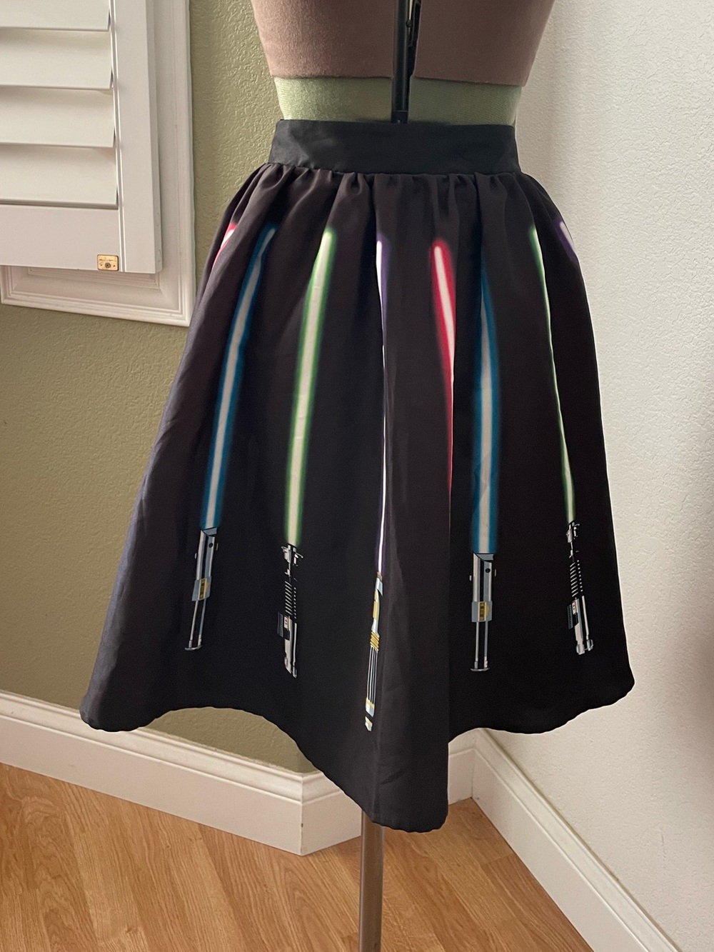 Her universe light saber Star Wars skirt,small